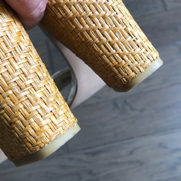 Lilly Pulitzer Amber Lynn chunky heel sandals Sz 8 - Picture 7 of 10